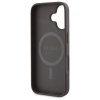 Guess GUHMP16SPGPYSW iPhone 16 6.1 brązowy/brown hardcase Peony Script MagSafe